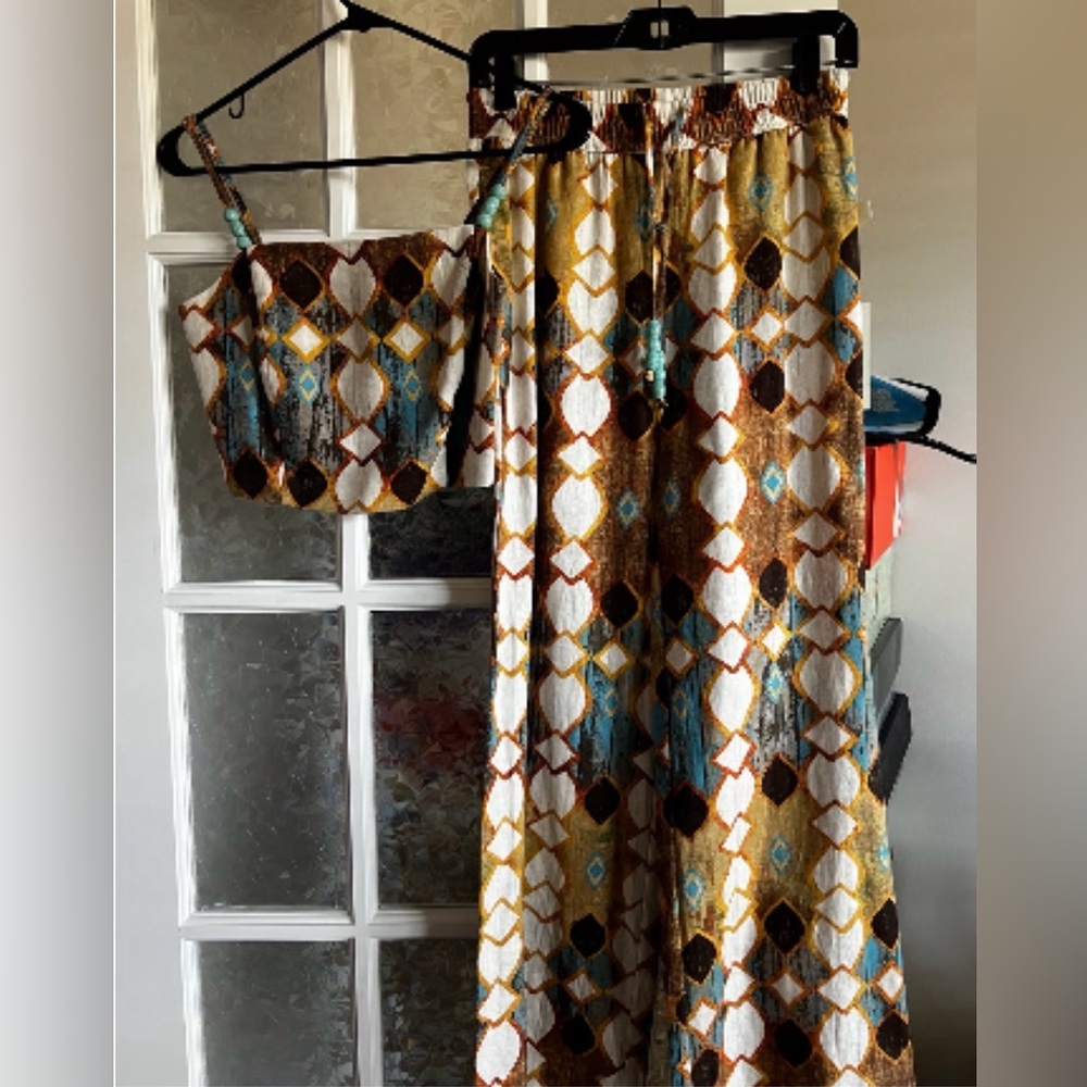 Joie Wide Leg Linen Pants and Top